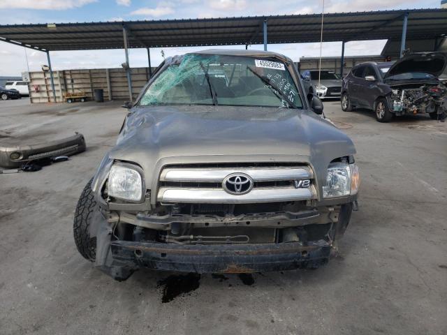 5TBRT34145S459810 - 2005 TOYOTA TUNDRA ACCESS CAB SR5 GOLD photo 5