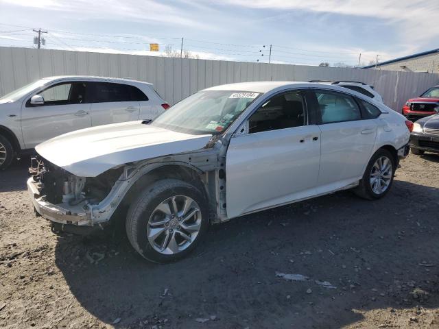 1HGCV1F10KA015133 - 2019 HONDA ACCORD LX WHITE photo 1