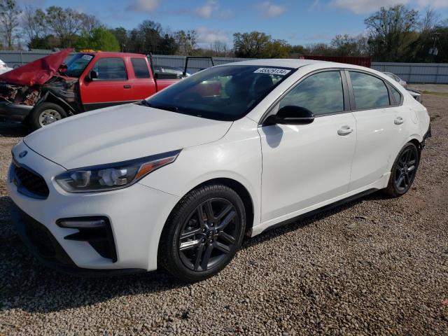 3KPF34AD0LE154360 - 2020 KIA FORTE GT LINE WHITE photo 1