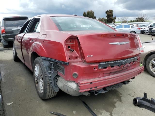 2C3CCAKG7EH179570 - 2014 CHRYSLER 300C RED photo 2