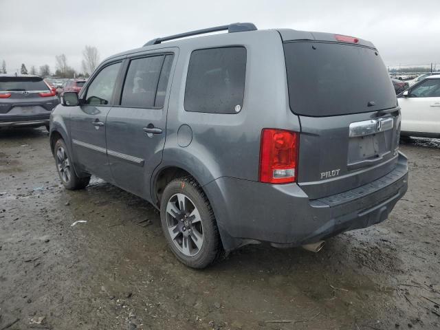 5FNYF4H90DB035687 - 2013 HONDA PILOT TOURING GRAY photo 2