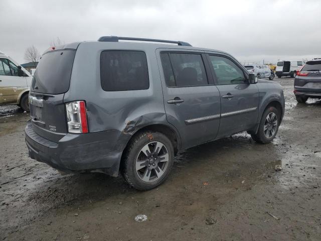 5FNYF4H90DB035687 - 2013 HONDA PILOT TOURING GRAY photo 3