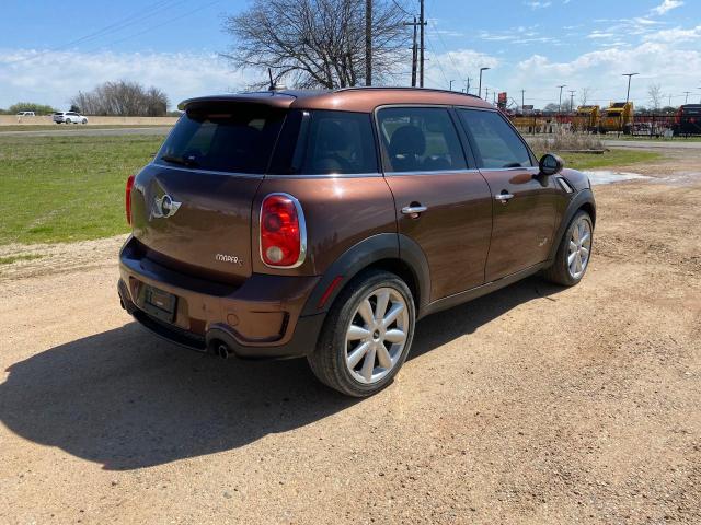 WMWZC5C55DWP31378 - 2013 MINI COOPER S COUNTRYMAN BROWN photo 4