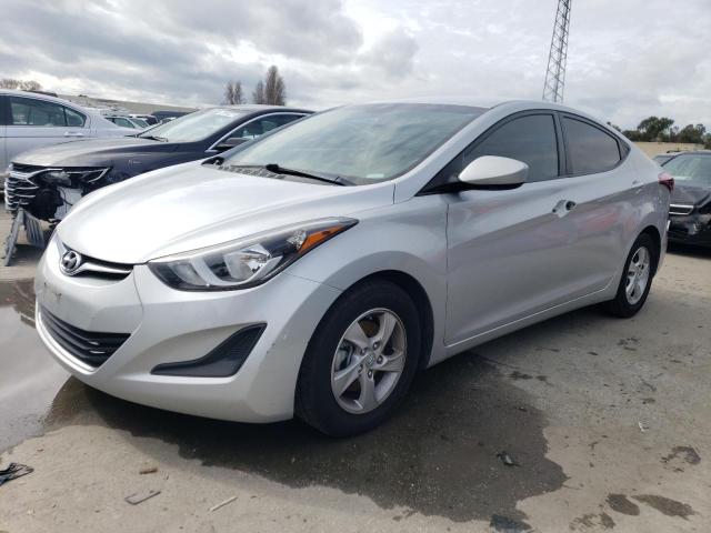 5NPDH4AEXEH494129 - 2014 HYUNDAI ELANTRA SE SILVER photo 1