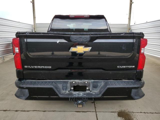 3GCPWBEK5NG170103 - 2022 CHEVROLET SILVERADO C1500 CUSTOM BLACK photo 6