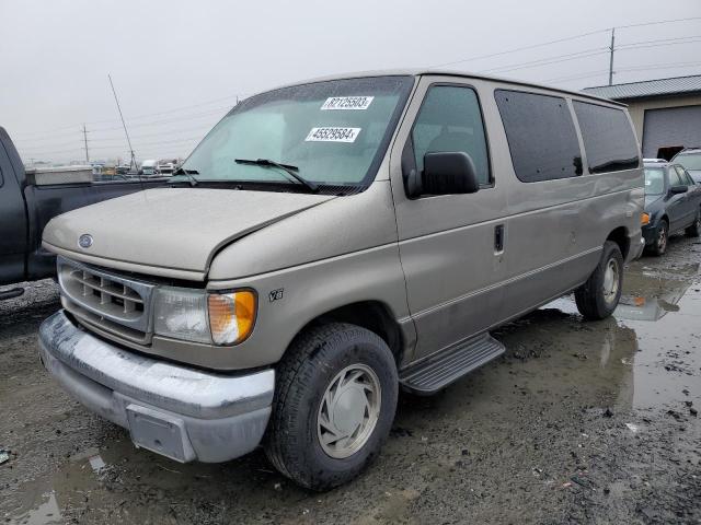 1FMRE11L72HA77293 - 2002 FORD ECONOLINE E150 WAGON TAN photo 1