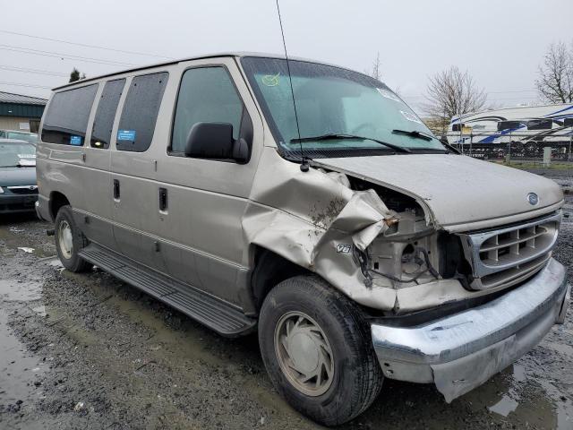 1FMRE11L72HA77293 - 2002 FORD ECONOLINE E150 WAGON TAN photo 4