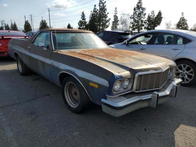 5A47H145877 - 1975 FORD RANCHERO BLUE photo 4