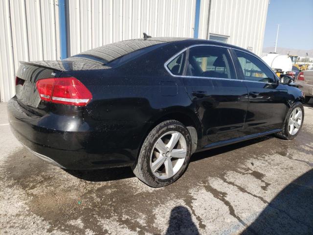 1VWBP7A37CC010725 - 2012 VOLKSWAGEN PASSAT SE BLACK photo 3