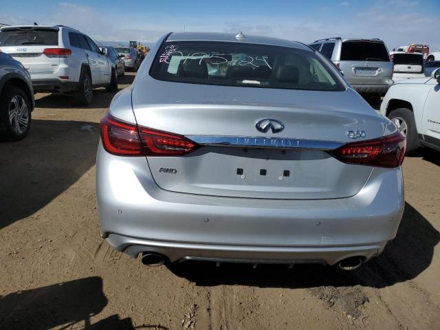 JN1EV7AR7KM592279 - 2019 INFINITI Q50 LUXE SILVER photo 6