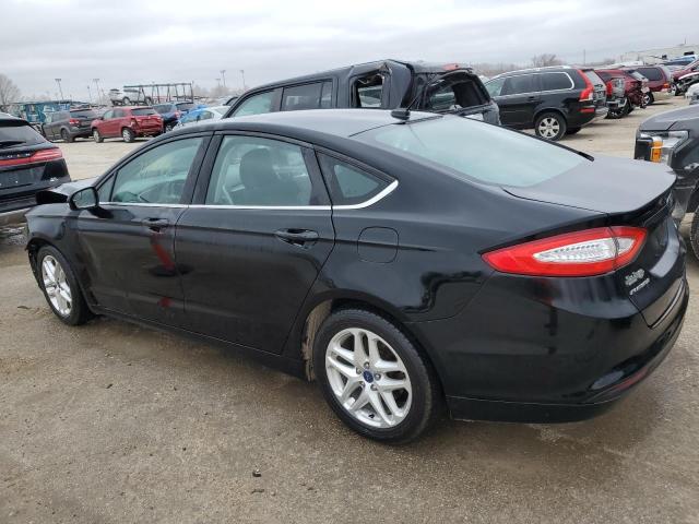 3FA6P0H70GR113017 - 2016 FORD FUSION SE BLACK photo 2