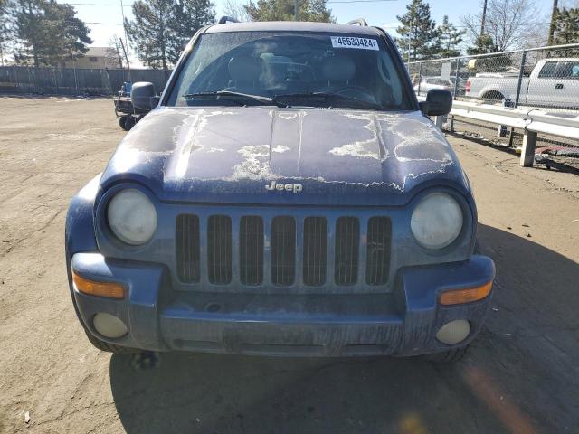 1J4GL58K33W718419 - 2003 JEEP LIBERTY 4D LIMITED BLUE photo 5