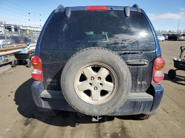 1J4GL58K33W718419 - 2003 JEEP LIBERTY 4D LIMITED BLUE photo 6