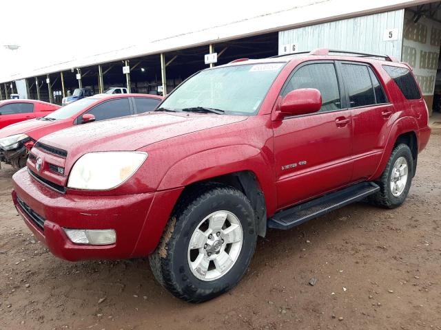 JTEBT17R648011095 - 2004 TOYOTA 4RUNNER LIMITED RED photo 1