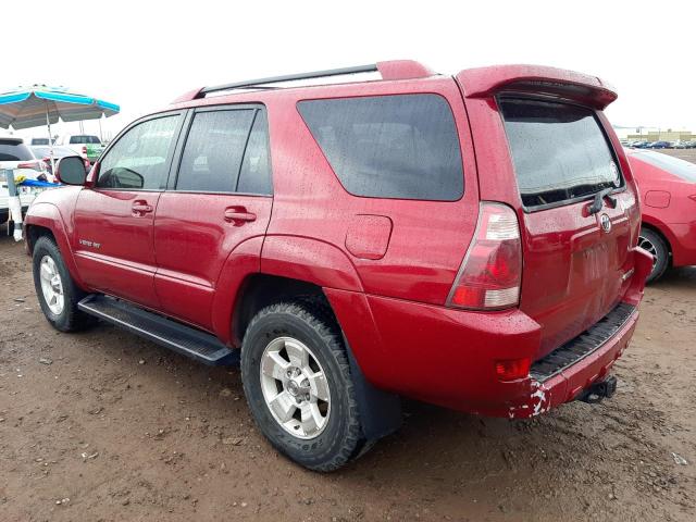 JTEBT17R648011095 - 2004 TOYOTA 4RUNNER LIMITED RED photo 2