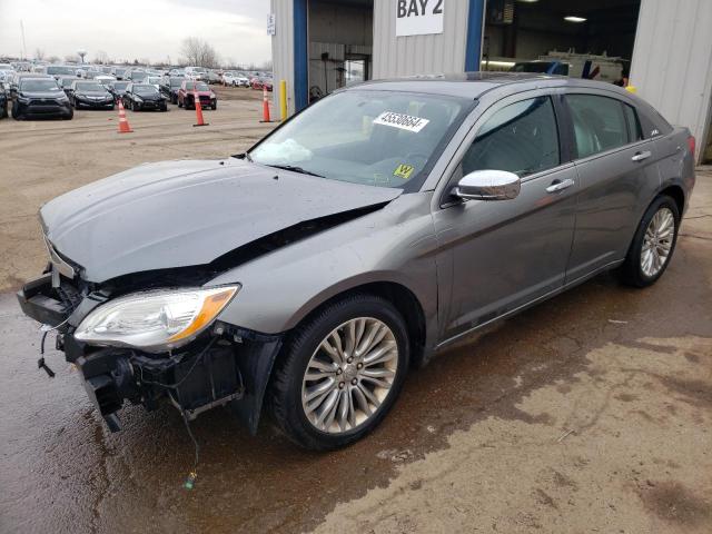 1C3CCBCB4CN250883 - 2012 CHRYSLER 200 LIMITED GRAY photo 2