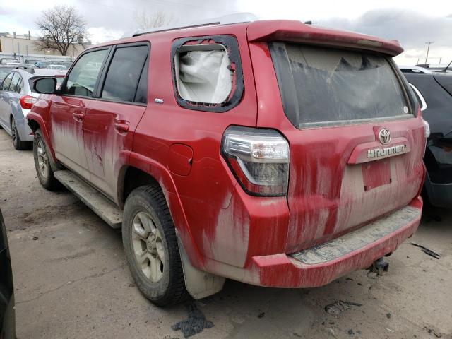 JTEBU5JR2H5427343 - 2017 TOYOTA 4RUNNER SR5/SR5 PREMIUM 红色 照片 2