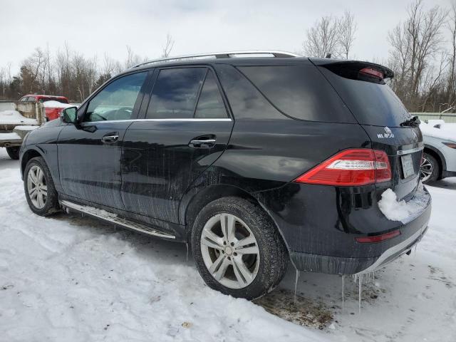 4JGDA5HB9EA383550 - 2014 MERCEDES-BENZ ML 350 4MATIC BLACK photo 2