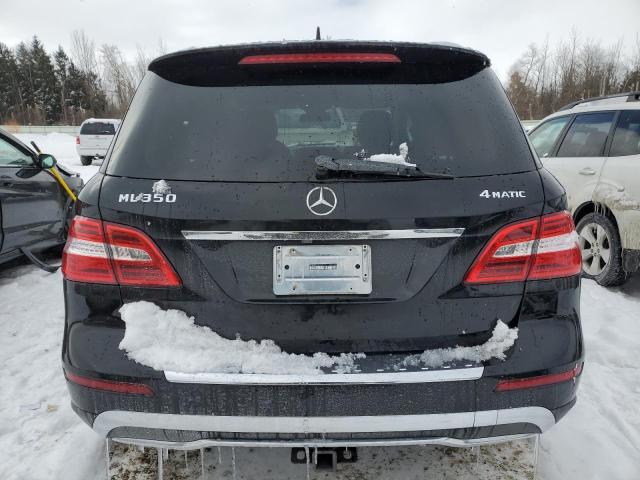 4JGDA5HB9EA383550 - 2014 MERCEDES-BENZ ML 350 4MATIC BLACK photo 6