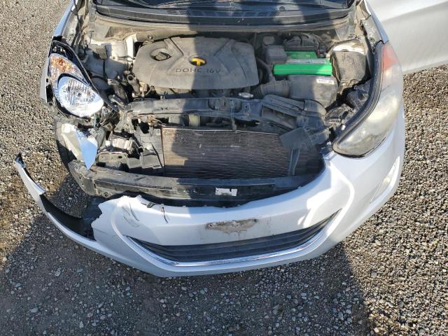 KMHDH4AE7CU417166 - 2012 HYUNDAI ELANTRA GLS SILVER photo 11