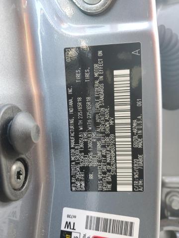 5TDGZRAH6MS079299 - 2021 TOYOTA HIGHLANDER XLE BLUE photo 13