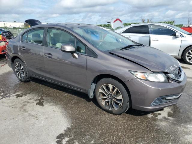 19XFB2F88DE030552 - 2013 HONDA CIVIC EX GRAY photo 4