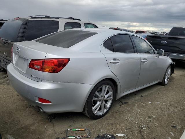 JTHBK262275044293 - 2007 LEXUS IS 250 SILVER photo 3