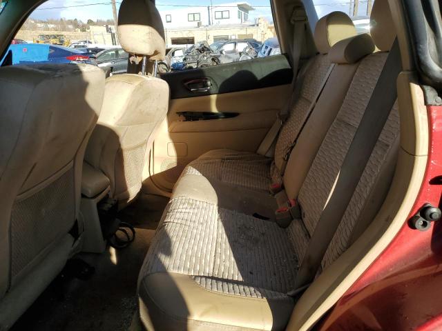 JF1SG65665G702946 - 2005 SUBARU FORESTER 2.5XS Бордовый фото 10