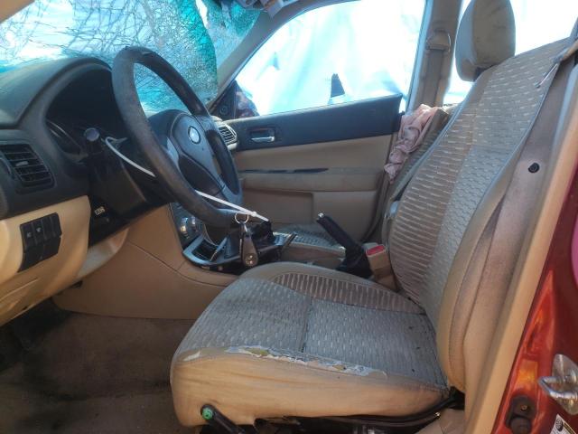 JF1SG65665G702946 - 2005 SUBARU FORESTER 2.5XS Бордовый фото 7
