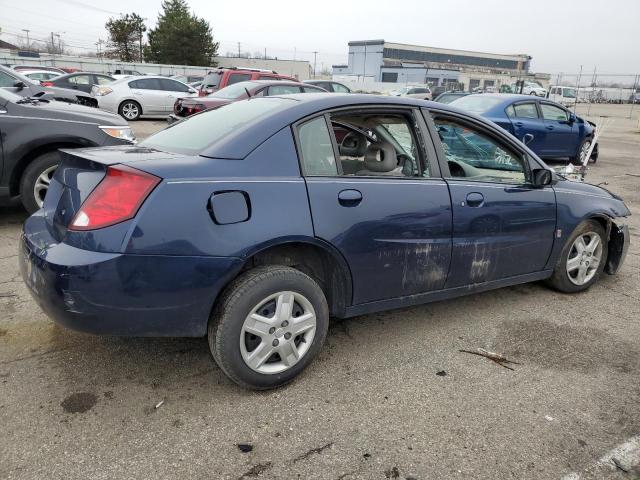 1G8AJ55F67Z147046 - 2007 SATURN ION LEVEL 2 BLUE photo 3