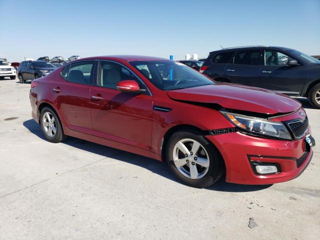 5XXGM4A79FG469245 - 2015 KIA OPTIMA LX RED photo 4