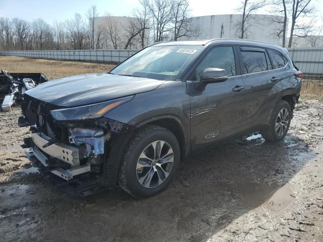 5TDKDRAH0PS002277 - 2023 TOYOTA HIGHLANDER L CHARCOAL photo 1
