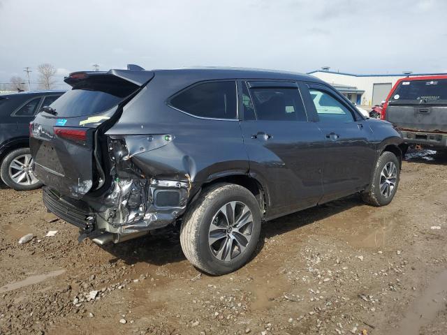 5TDKDRAH0PS002277 - 2023 TOYOTA HIGHLANDER L CHARCOAL photo 3