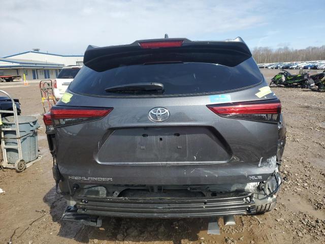 5TDKDRAH0PS002277 - 2023 TOYOTA HIGHLANDER L CHARCOAL photo 6