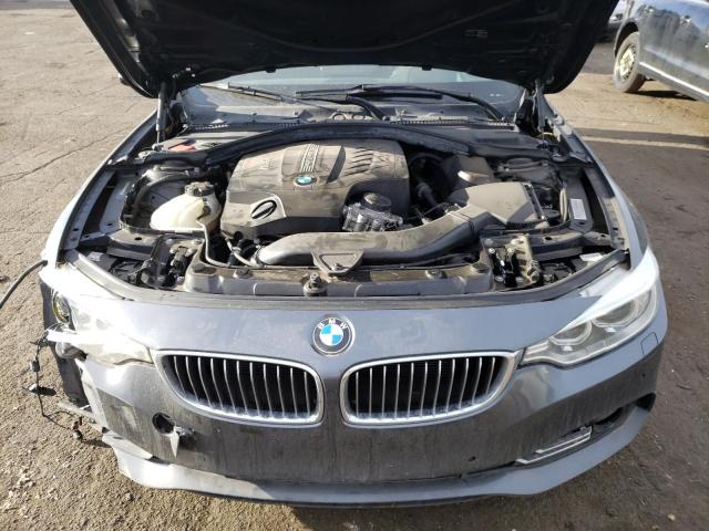 WBA3R5C51EK187278 - 2014 BMW 435 XI GRAY photo 11