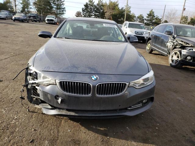 WBA3R5C51EK187278 - 2014 BMW 435 XI GRAY photo 5