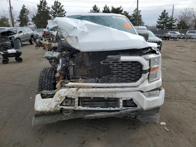 1FTEW1EP3MFA78436 - 2021 FORD F150 SUPERCREW WHITE photo 5