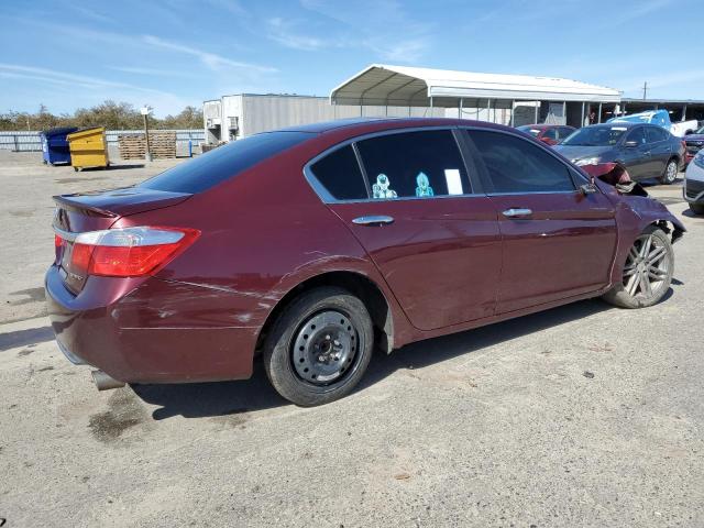 1HGCR2F55EA302274 - 2014 HONDA ACCORD SPORT BURGUNDY photo 3