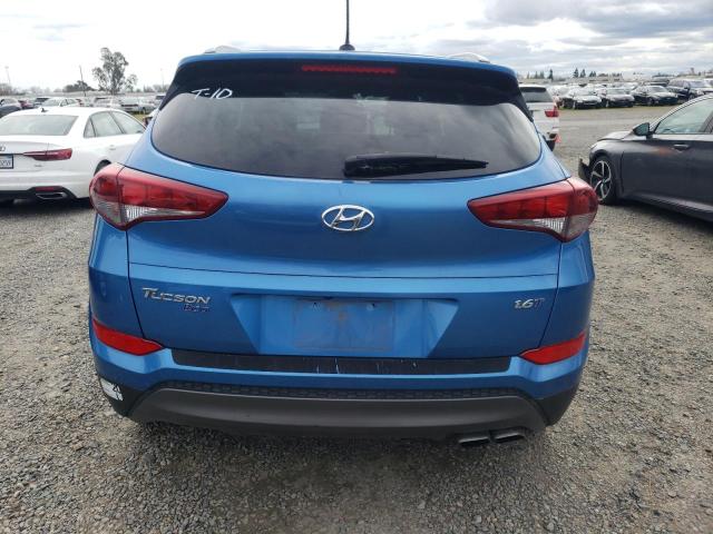 KM8J33A2XGU125776 - 2016 HYUNDAI TUCSON LIMITED BLUE photo 6