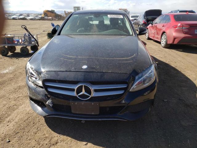 55SWF4KB9FU033988 - 2015 MERCEDES-BENZ C 300 4MATIC BLUE photo 5