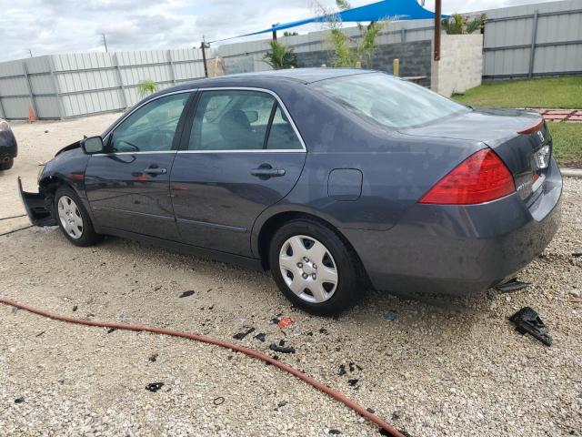 3HGCM564X7G711401 - 2007 HONDA ACCORD LX GRAY photo 2