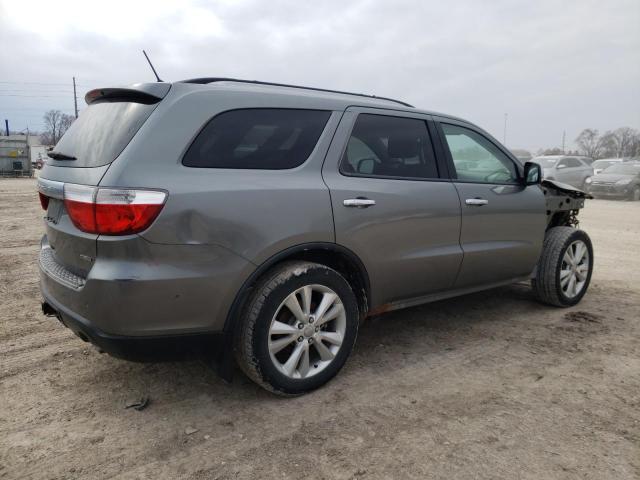 1D4SE4GT2BC664287 - 2011 DODGE DURANGO CREW GRAY photo 3