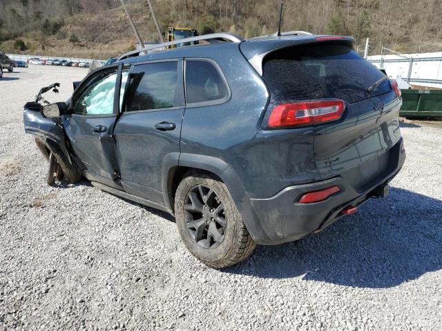 1C4PJMBB4HW637032 - 2017 JEEP CHEROKEE TRAILHAWK GRAY photo 2