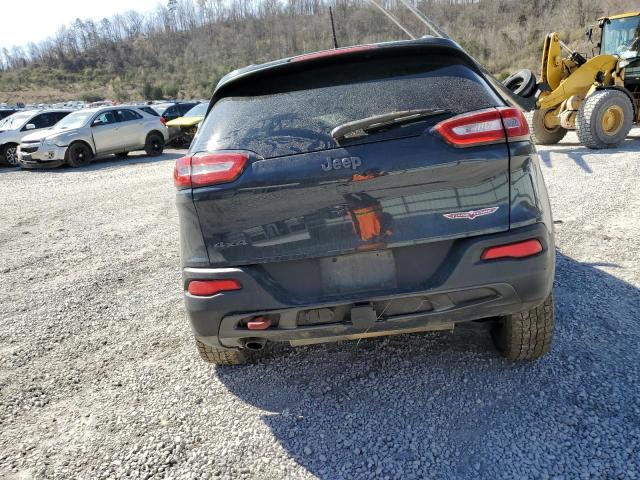 1C4PJMBB4HW637032 - 2017 JEEP CHEROKEE TRAILHAWK GRAY photo 6