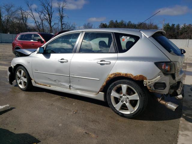 JM1BK343251267344 - 2005 MAZDA 3 HATCHBACK SILVER photo 2