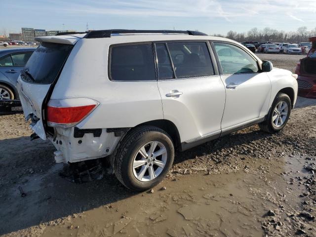 5TDBK3EH7DS195312 - 2013 TOYOTA HIGHLANDER BASE Blanc photo 3