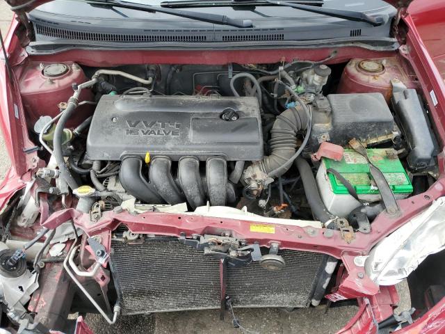 1NXBR32E14Z292907 - 2004 TOYOTA COROLLA CE RED photo 11