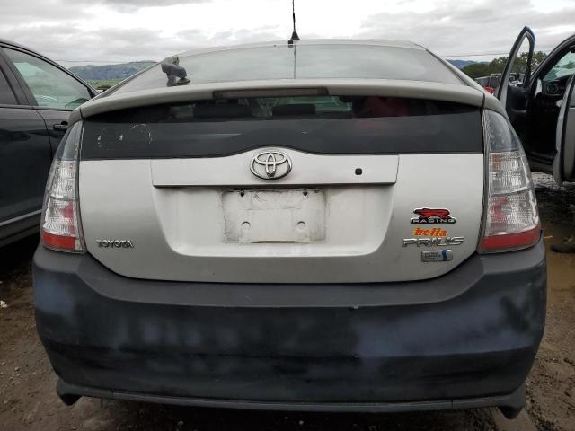 JTDKB20U740055343 - 2004 TOYOTA PRIUS SILVER photo 6