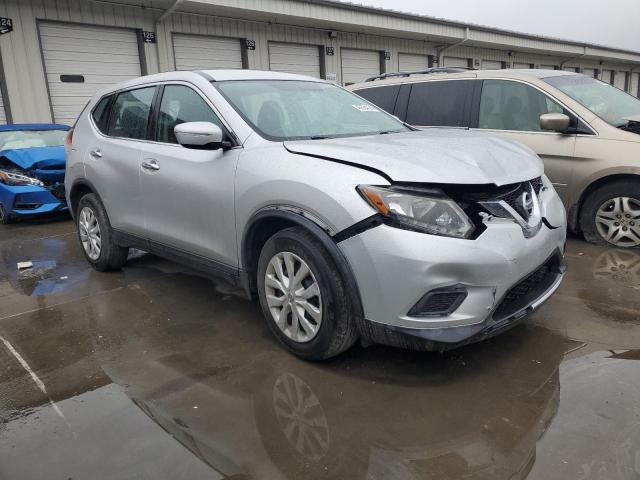 KNMAT2MV0FP591105 - 2015 NISSAN ROGUE S SILVER photo 4