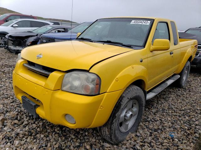 1N6ED26Y11C344629 - 2001 NISSAN FRONTIER KING CAB XE YELLOW photo 1